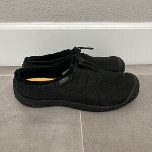 Keen Howser III Women’s Size 10 Black Slide Casual Moc Slipper Drawstring Shoes